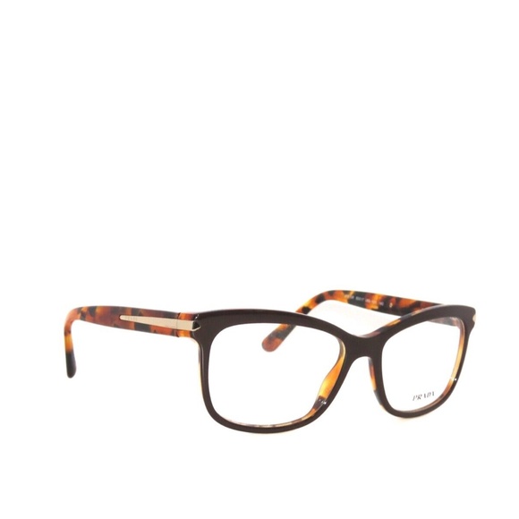Prada 10R 10 UBS-1O1 55 Brown Eyeglasses - Picture 3 of 5